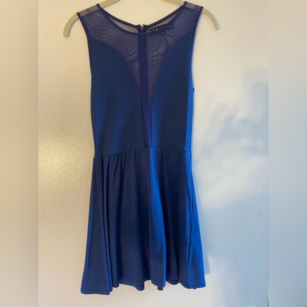 For love of lemons xs dress in navy